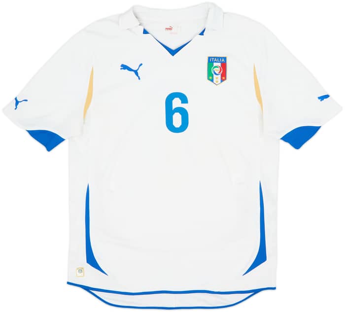 Camiseta de visitante de Italia 2010-12 De Rossi #6 - 6/10 - (L)