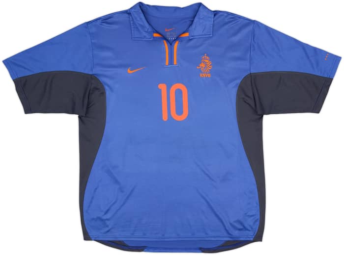 2000-02 Netherlands Away Shirt Bergkamp #10 - 8/10 - (M)