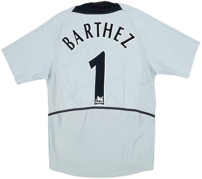 2002-04 Manchester United GK S/S Shirt Barthez #1 - 8/10 - (S)