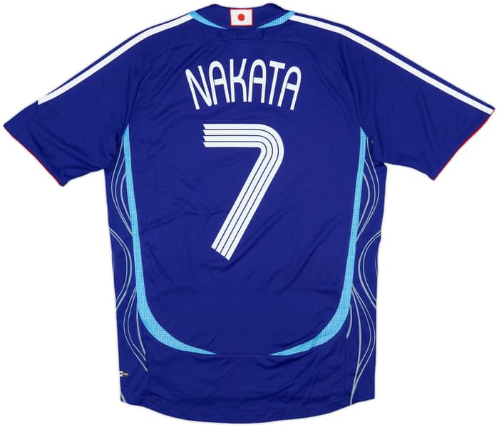 2006-08 Japan Home Shirt Nakata #7 - 8/10 - (S)