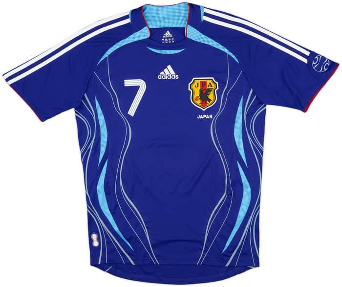 2006-08 Japan Home Shirt Nakata #7 - 8/10 - (S)