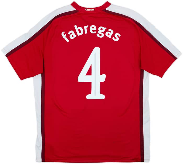 2008-10 Arsenal Home Shirt Fabregas #4 - 5/10 - (L)