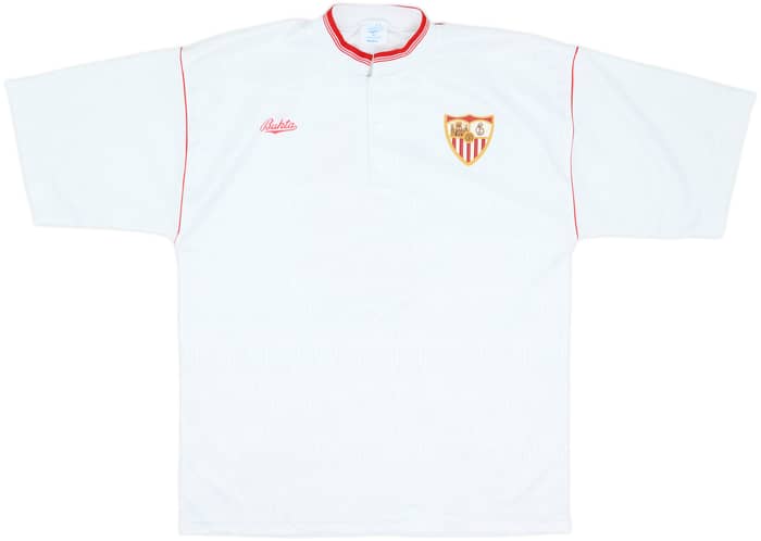 1990-92 Sevilla Home Shirt #3 - 9/10 - (L)