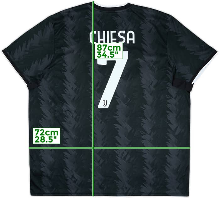 2022-23 Juventus Away Shirt Chiesa #7 - 10/10 - (3XL)