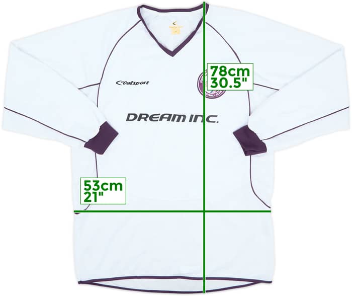 2004-05 Harchester United Away L/S Shirt - 6/10 - (L)