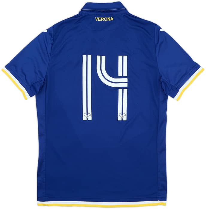 2018-19 Hellas Verona Youth Match Issue Home Shirt #14