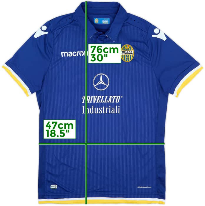 2018-19 Hellas Verona Youth Match Issue Home Shirt #14