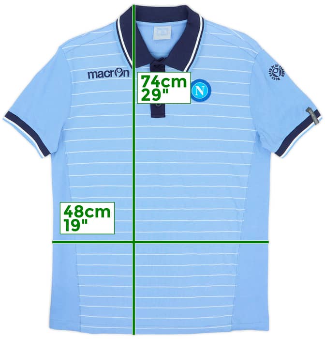 2009-10 Napoli Macron Polo Shirt - 8/10 - (M)