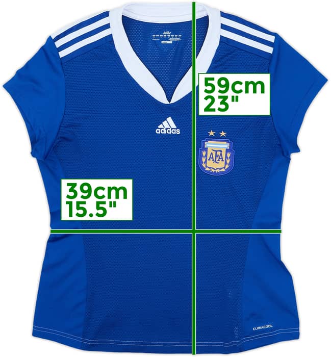 2010-11 Argentina Away Shirt - 8/10 - (Women's L)