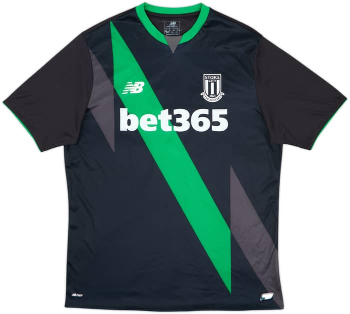 2015-16 Stoke City Away Shirt Arnautovic #10 - 7/10 - (L)