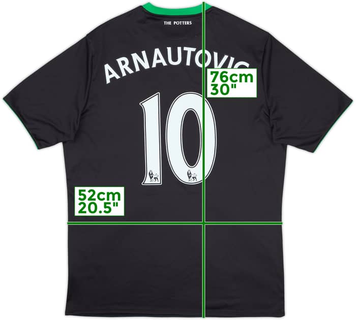 2015-16 Stoke City Away Shirt Arnautovic #10 - 7/10 - (L)