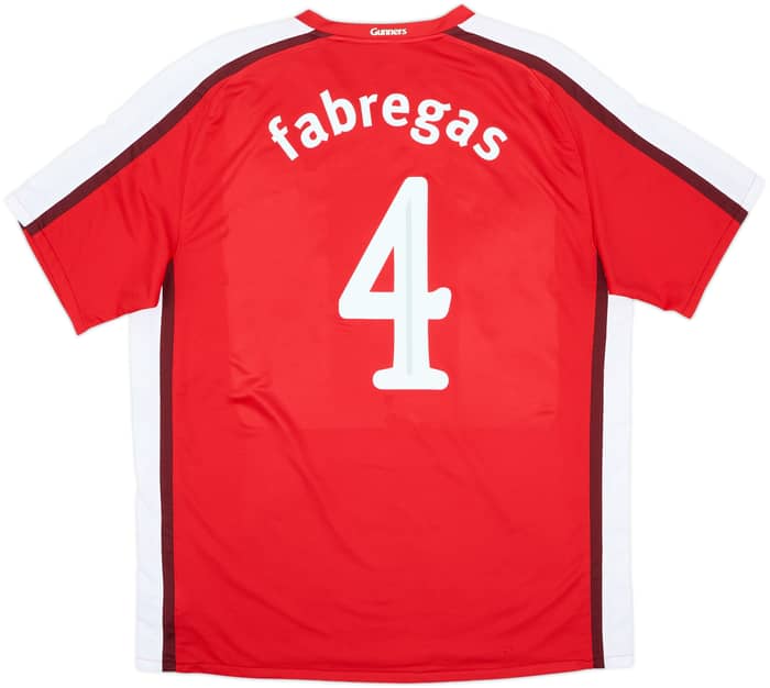 2008-10 Arsenal Home Shirt Fabregas #4 - 6/10 - (XL)