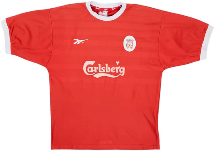 1998-00 Liverpool Home Shirt Fowler #9 - 6/10 - (L)