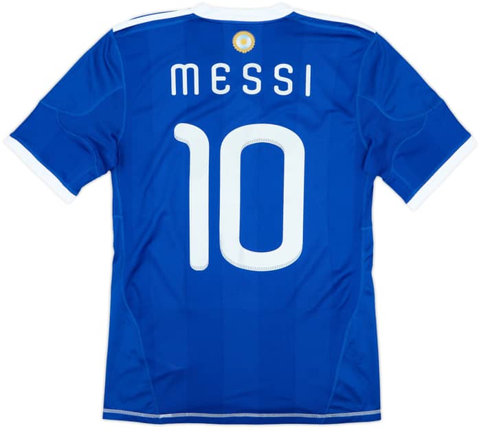 Camiseta de visitante de Argentina 2010-11 Messi #10 - 10/10 - (S)