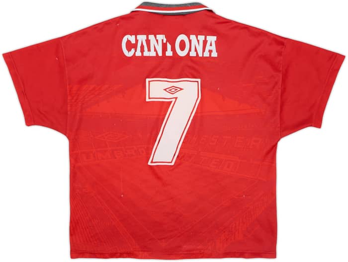 1994-96 Manchester United Home Shirt Cantona #7 - 5/10 - (M)