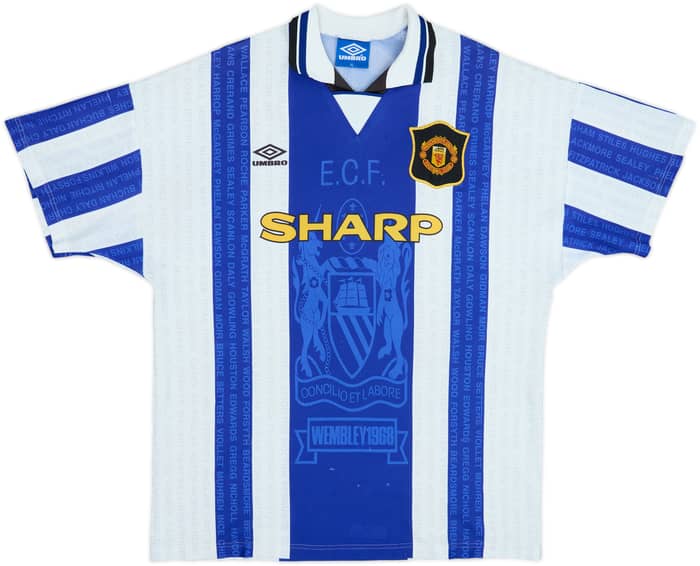 1994-96 Manchester United Third Shirt Cantona #7 - 5/10 - (XL)