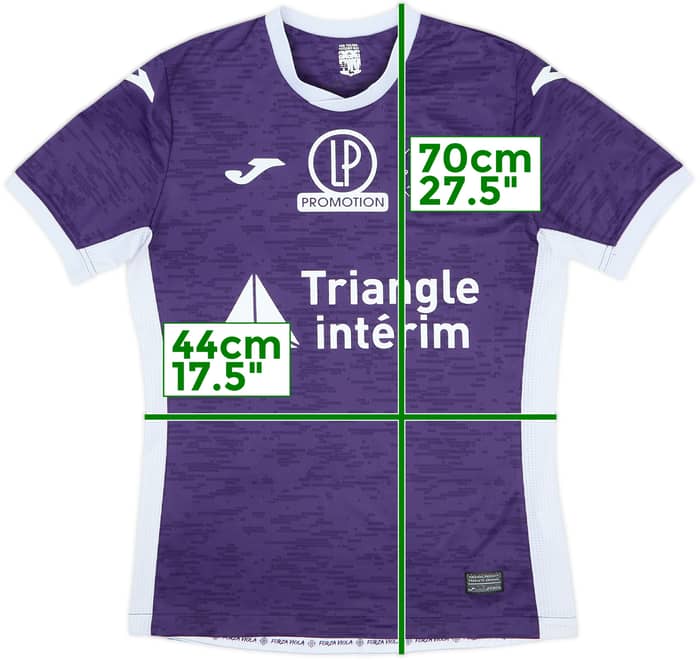 2020-21 Toulouse Home Shirt - 8/10 - (S)
