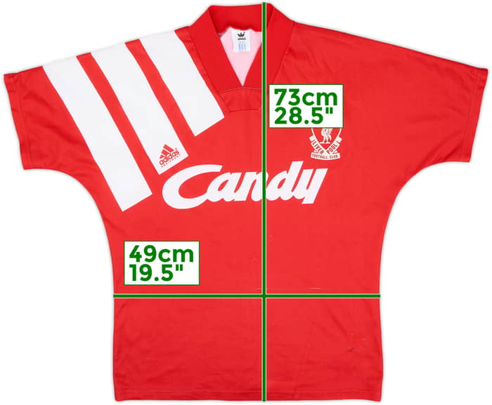 1992-93 Liverpool Centenary Home Shirt - 5/10 - (M)