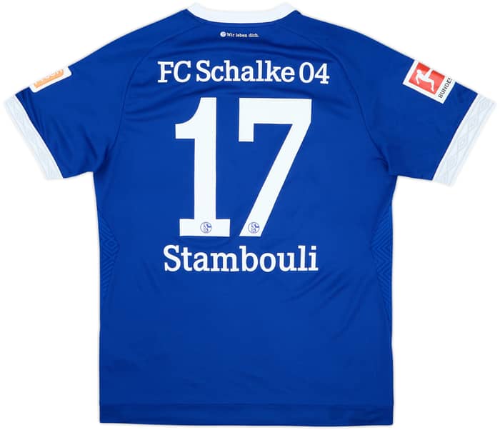 2018-19 Schalke Home Shirt Stambouli #17 - 9/10 - (L)
