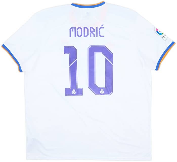 2021-22 Real Madrid Home Shirt Modric #10 (XXL)