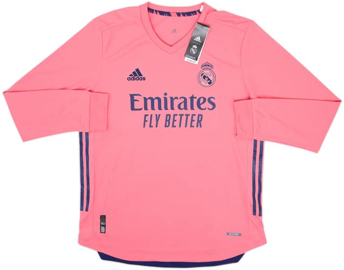 2020-21 Real Madrid Authentic Away L/S Shirt Benzema #9 (L)