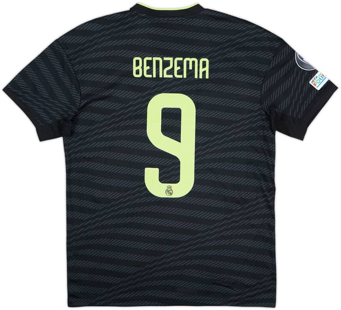 2022-23 Real Madrid Third Shirt Benzema #9 (L)