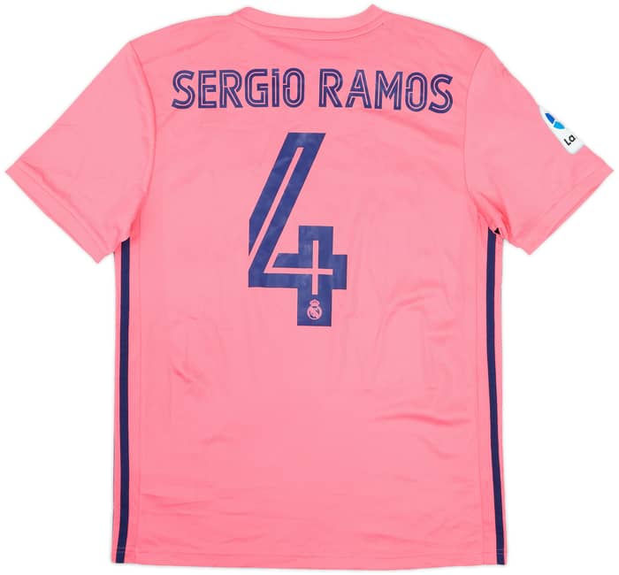 Camiseta de visitante del Real Madrid 2020-21 Sergio Ramos #4 (M)