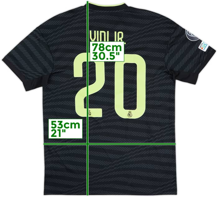 2022-23 Real Madrid Third Shirt Vini Jr. #20 (L)