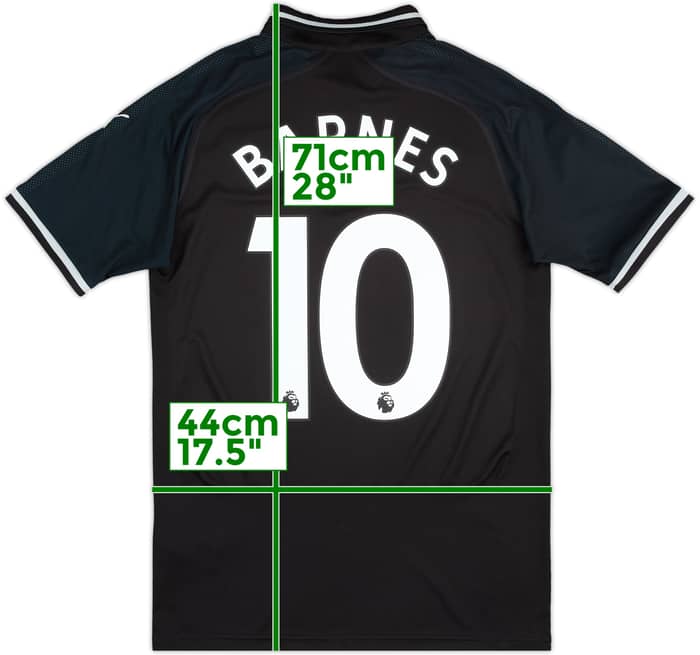 2018-19 Burnley Away Shirt Barnes #10 - 8/10 - (S)