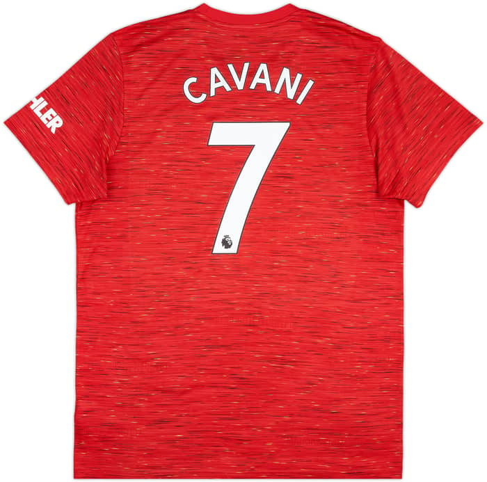 2020-21 Manchester United Home Shirt Cavani #7 - 10/10 - (XL)