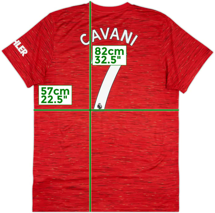 2020-21 Manchester United Home Shirt Cavani #7 - 10/10 - (XL)