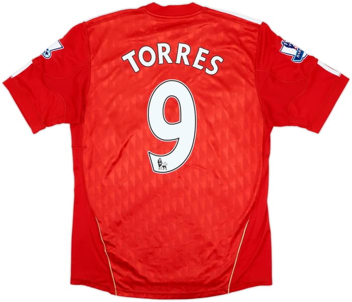 2010-12 Liverpool Home Shirt Torres #9 - 6/10 - (L)