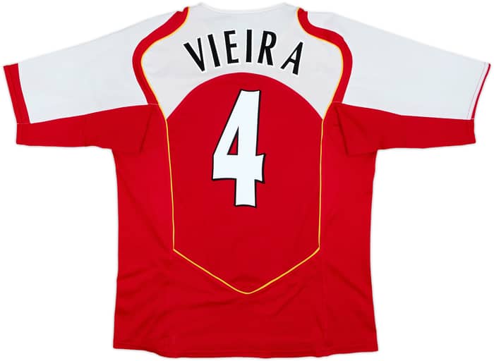 2004-05 Arsenal Home Shirt Vieira #4 - 8/10 - (L)