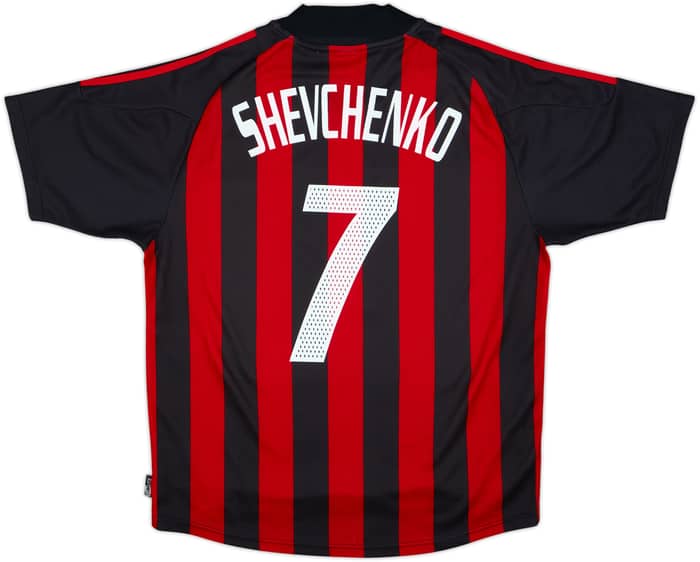 2002-03 AC Milan Home Shirt Shevchenko #7 - 7/10 - (L)