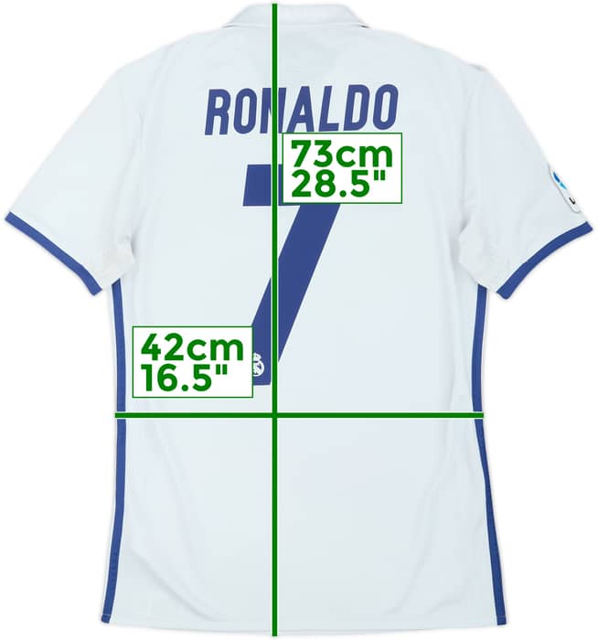 2016-17 Real Madrid Home Shirt Ronaldo #7 - 6/10 - (XS)
