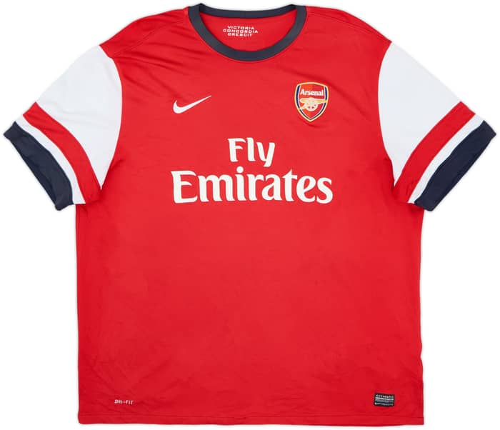 2012-14 Arsenal Home Shirt Arteta #8 - 6/10 - (XXL)