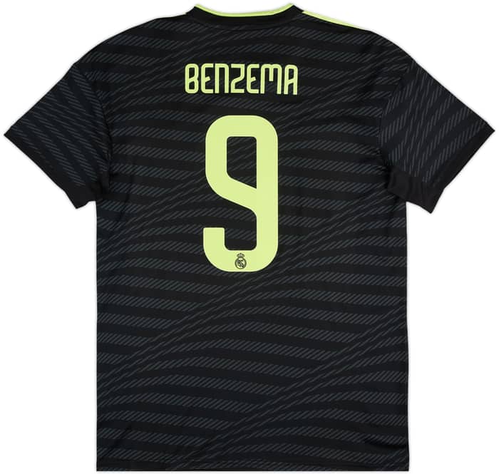 2022-23 Real Madrid Third Shirt Benzema #9 - 10/10 - (L)