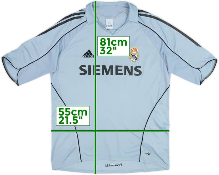 2005-06 Real Madrid Third Shirt - 6/10 - (L)