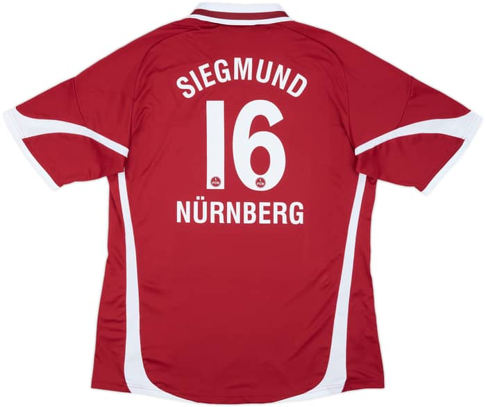 2009-11 Nurnberg Home Shirt Siegmund #16 - 6/10 - (XL)