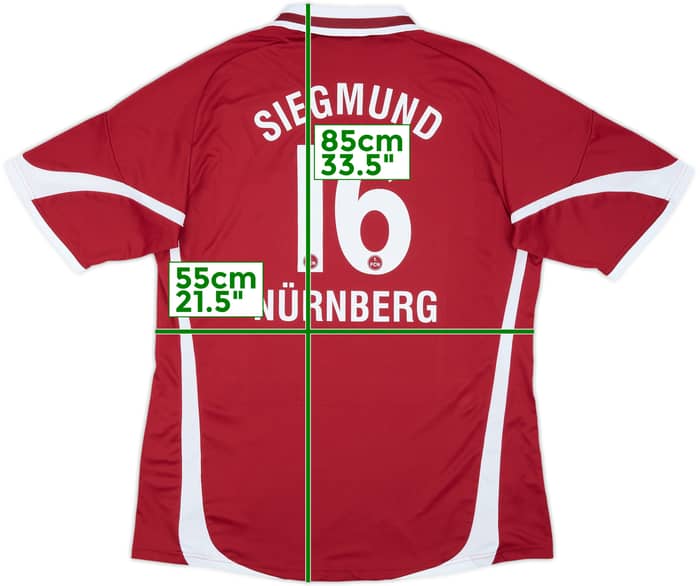 2009-11 Nurnberg Home Shirt Siegmund #16 - 6/10 - (XL)