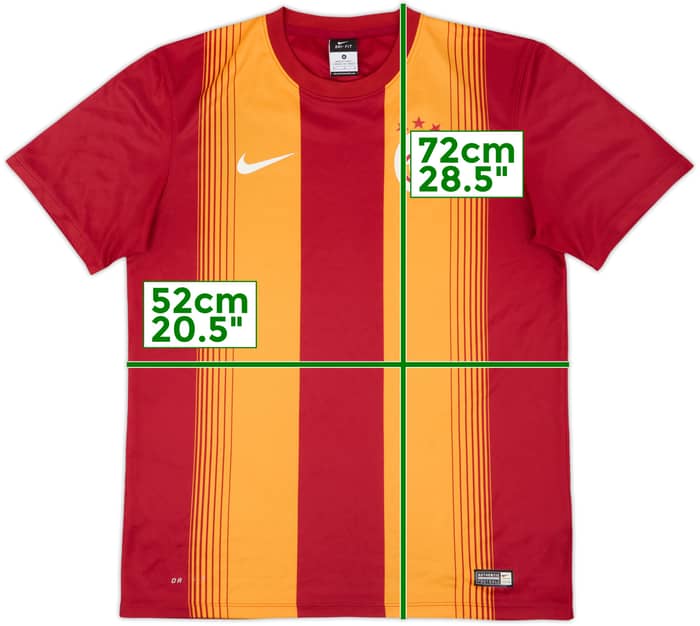 2014-15 Galatasaray Basic Home Shirt - 6/10 - (M)