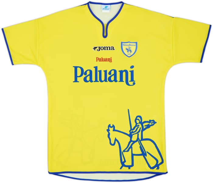 2001-02 Chievo Verona Home Shirt Cossato #24 - 6/10 - (XS)