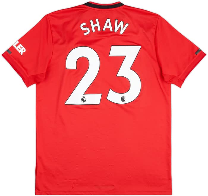 2019-20 Manchester United Home Shirt Shaw #23 - 8/10 - (L)
