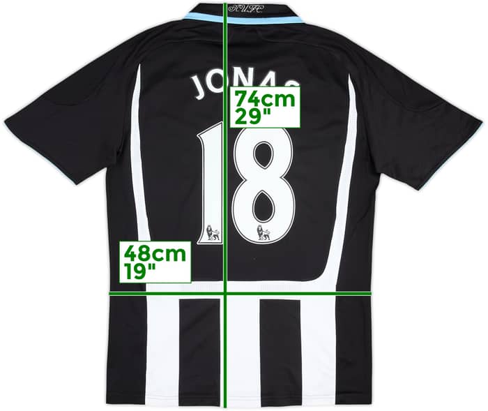 2007-09 Newcastle Home Shirt Jonas #18 - 8/10 - (S)