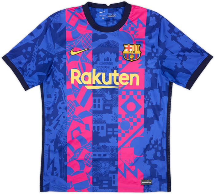 2021-22 Barcelona Third Shirt Gavi #30 - 6/10 - (M)