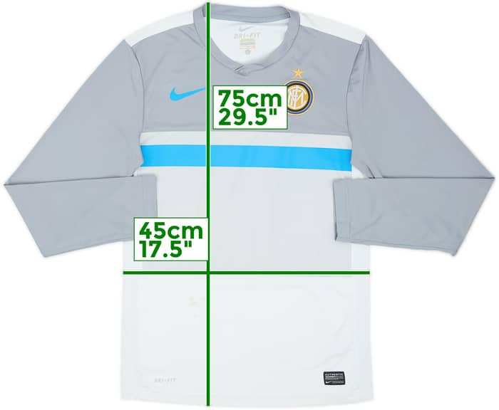 2011-12 Inter Milan Nike L/S Training Shirt - 4/10 - (S)