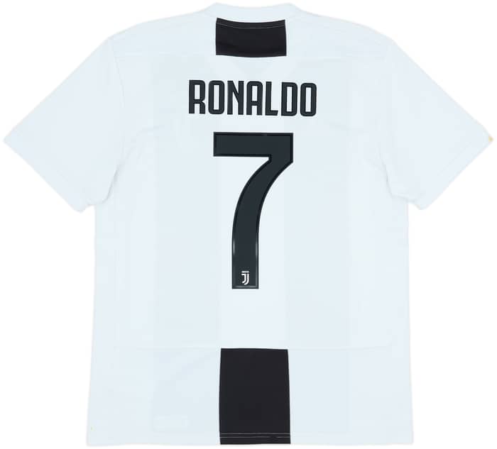 2018-19 Juventus Home Shirt Ronaldo #7 - 6/10 - (M)