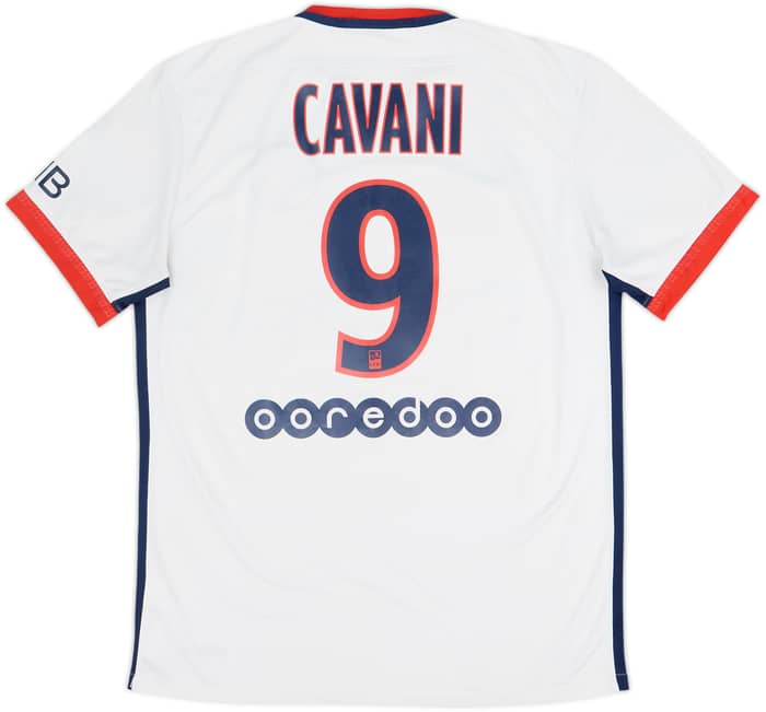 2015-16 Paris Saint-Germain Away Shirt Cavani #9 - 7/10 - (M)