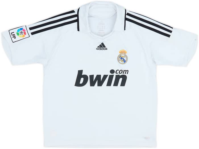 2008-09 Real Madrid Home Shirt - 5/10 - (9-10 Years)