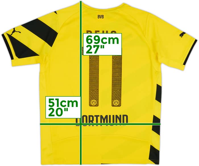 2014-15 Borussia Dortmund Camiseta Local Reus #11 - 5/10 - (XL.Boys)
